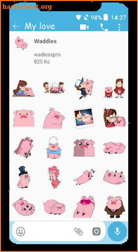 WAStickerApps Waddles for WhatsApp screenshot