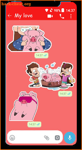 WAStickerApps Waddles for WhatsApp screenshot