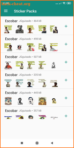 WASTICKERS ESCOBAR : MEME STICKERS APP screenshot