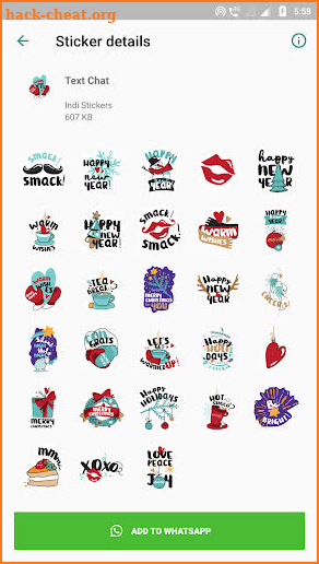 WAStickers New Year screenshot