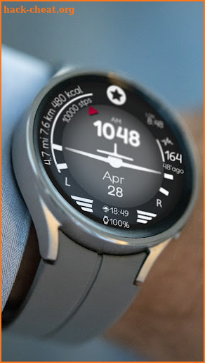 Watch face CRC05 Plane Roll screenshot