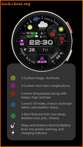 Watch Face CUE144 screenshot