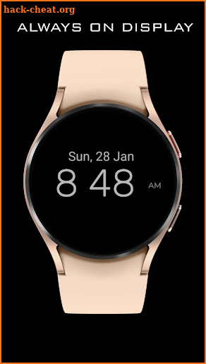 Watch Face Digital EasyRead D1 screenshot