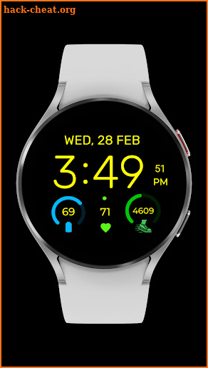 Watch Face Digital EasyRead D1 screenshot