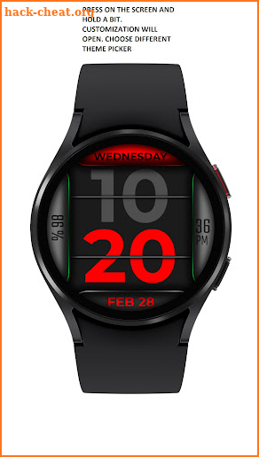 Watch Face H6 - Wear OS screenshot