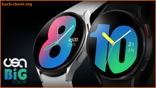 Watch Face USA Design USA101 - Big Color screenshot