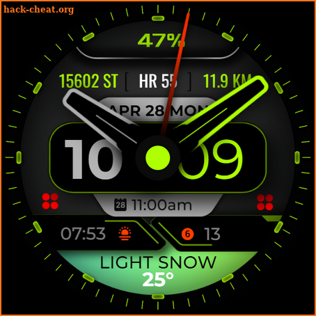 Watch Face WF135 screenshot