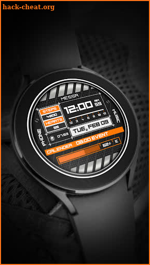 Watchface Messa Digital LX64 screenshot