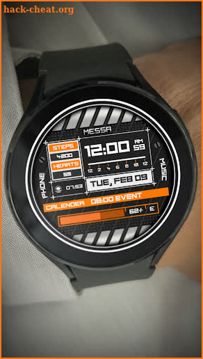 Watchface Messa Digital LX64 screenshot