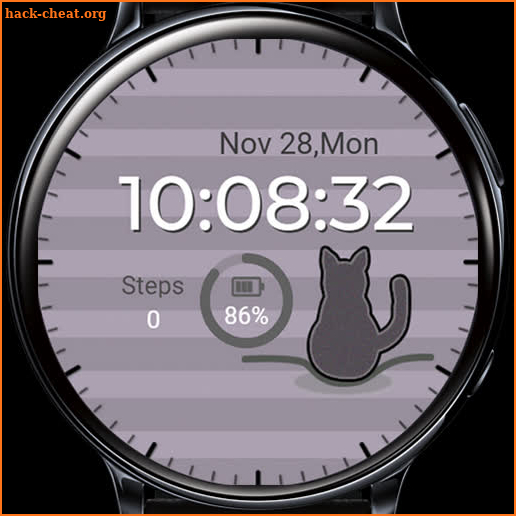 watchface sunnyjcat2 screenshot