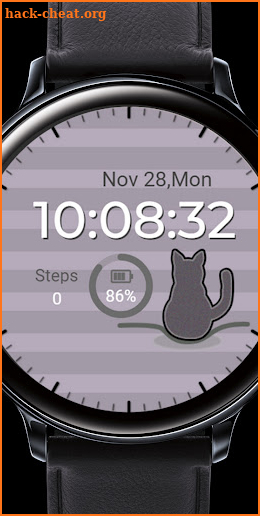 watchface sunnyjcat2 screenshot