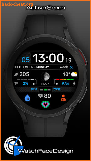 WaTchG003: Digital watch face screenshot