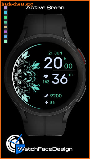 WaTchG007: Digital watch face screenshot