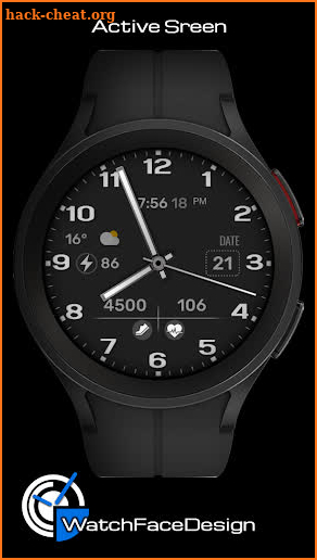 WaTchG015: Analog watch face screenshot