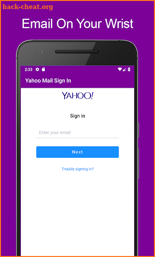 WatchMail for Yahoo Mail screenshot