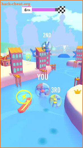 Water Ball Race 3D screenshot