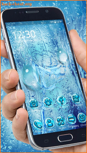 Water Drops Themes HD Wallpapers 3D icons screenshot