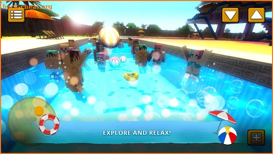 Water Park Craft: Waterslide Building Adventure 3D screenshot