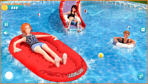 Water Park Racing Kids Aqua Park Water Slide Games screenshot