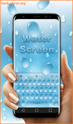 Water Screen Keyboard Theme screenshot