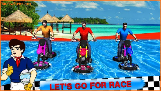 Water Slide Bike Stunt : Tricky Bike Water Race screenshot