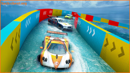 Water Slide Car Stunts Racer screenshot