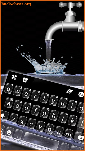 Water Splash Keyboard Theme screenshot