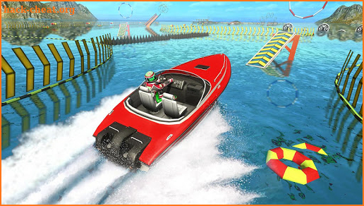 Water Surfer Speed Boat Stunts: Racing Games screenshot