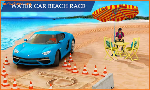 Water Surfing Floating Car Racing Game 2019 screenshot