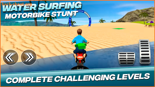 Water Surfing Motorbike Stunt screenshot