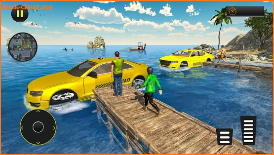 Water Taxi Driver Car Simulator Games screenshot