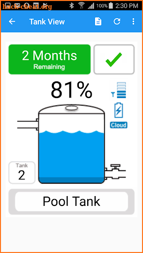 Water Vision - Water Tank Level System screenshot