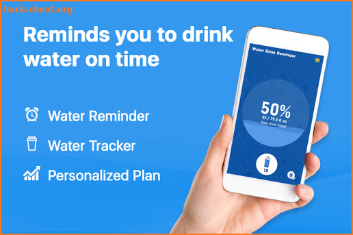 WaterBy: Water Drink Tracker Reminder & Alarm screenshot