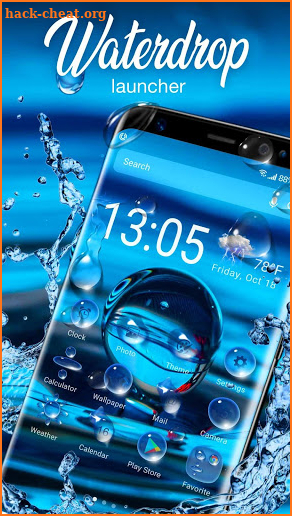 Waterdrop Launcher Theme &wallpaper screenshot