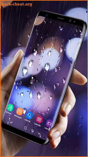 Waterdrops - Real Rain Live Wallpaper screenshot