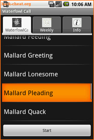 Waterfowl Call screenshot