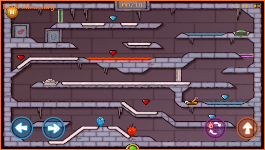 Watergirl and Fireboy: Ice Temple Maze screenshot