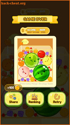 Watermelon Merge：Strategy Game screenshot