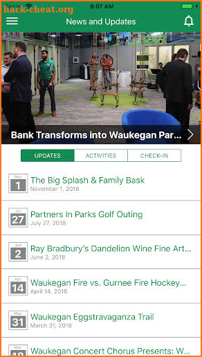 Waukegan Park District screenshot