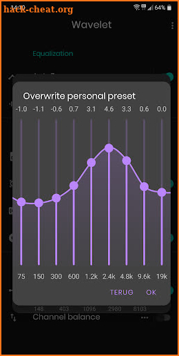 Wavelet: Headphone specific equalization screenshot