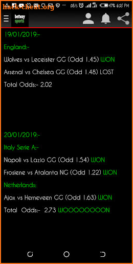 Waybet Soccer Tips screenshot