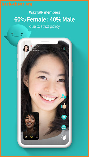 Waztalk - Real time video chat screenshot