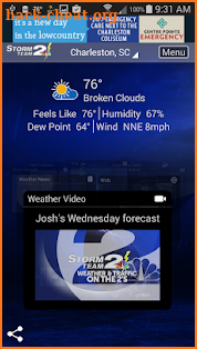 WCBD Weather screenshot