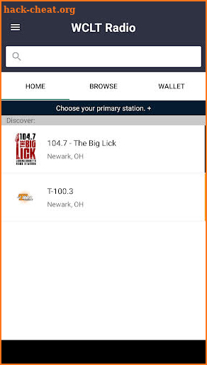 WCLT Radio screenshot