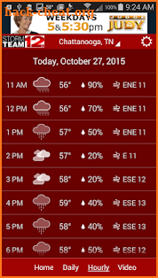 WDEF Storm Team 12 Weather screenshot