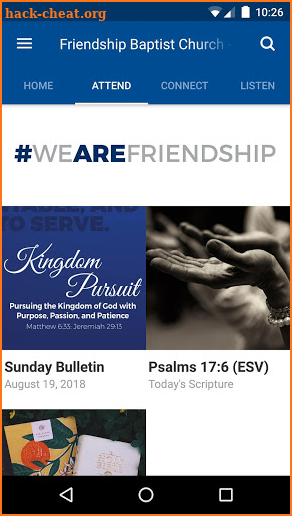 We ARE Friendship Church screenshot