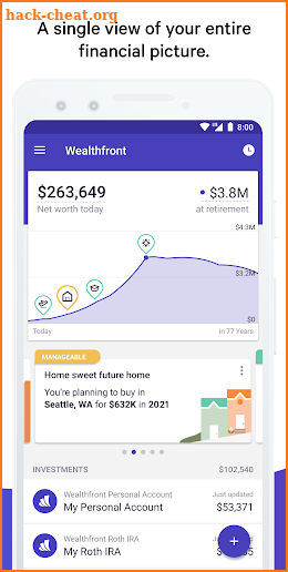 Wealthfront screenshot