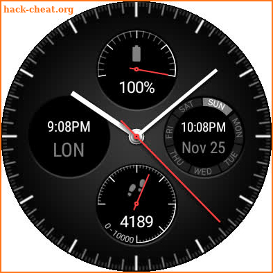 Wear Chronograph Watch Face screenshot