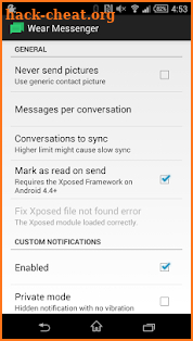 Wear Messenger screenshot