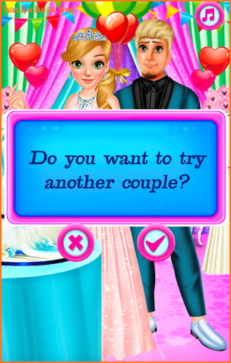 Wearing clothes and Dress Up couple screenshot